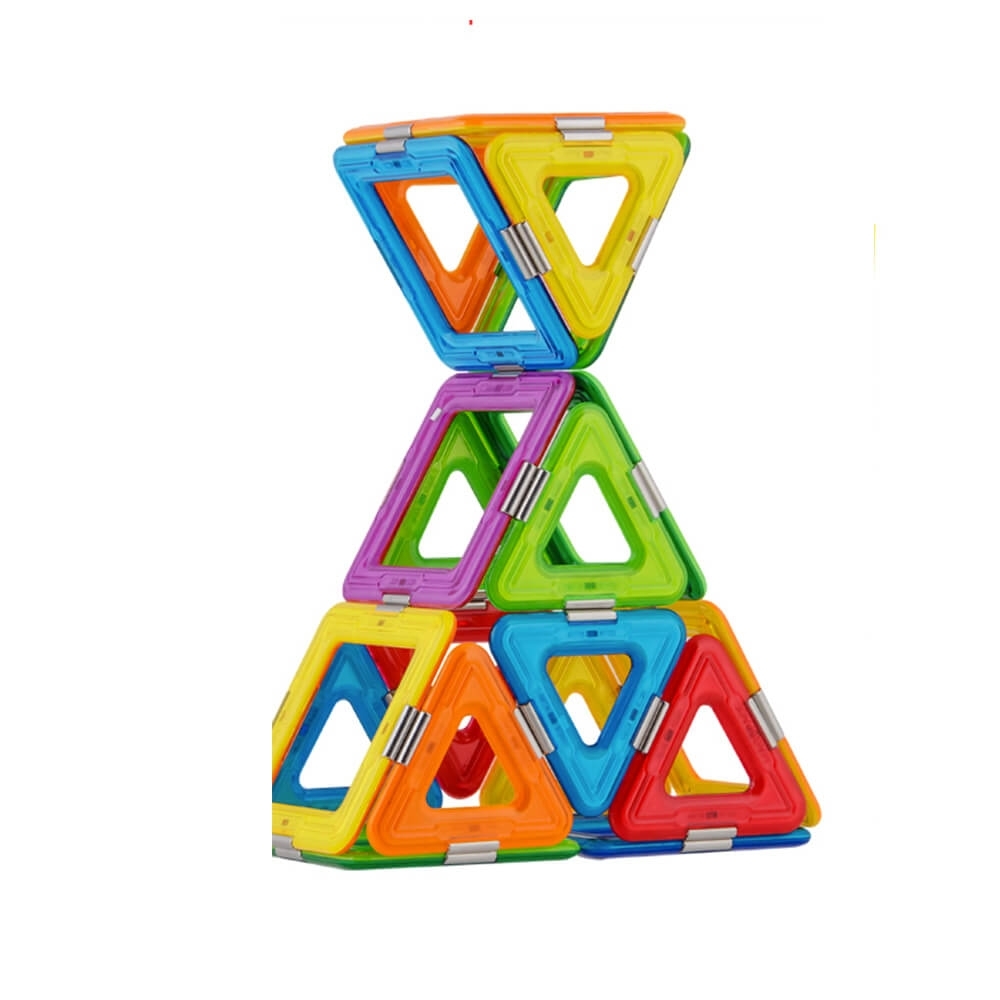 Joc Magnetic Educativ de Constructie 3D Magspace 36 Piese     Colorful World Set